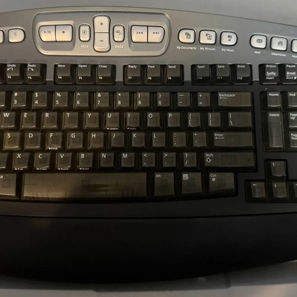 Microsoft Wireless Desktop Elite Keyboard Model 1011 No Dongle